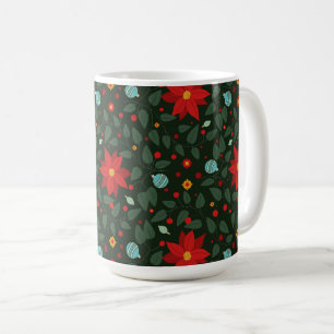 Caneca De Café Poinsettia Paradise Café Mug Crepúsculo