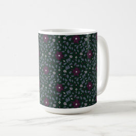 Caneca De Café Poinsettia Paradise Café Mug Dark