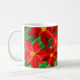Caneca De Café Poinsettias