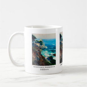 Caneca De Café Point Lobos Monterey Península Califórnia Capa do 