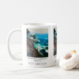 Caneca De Café Point Lobos Monterey Peninsula Melhor Pai da Calif
