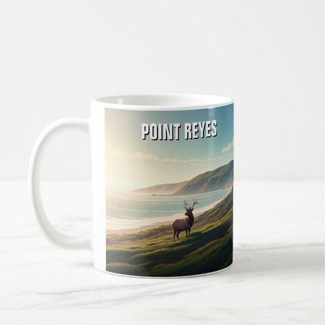 Caneca De Café Point Reyes National Seashore Elk (Esquerda)