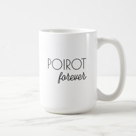Caneca De Café Poirot Para Sempre