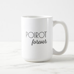 Caneca De Café Poirot Para Sempre