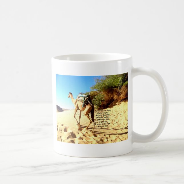 Caneca De Café Pois eu sei os planos que tenho.... Jeremiah 29:11 (Direita)