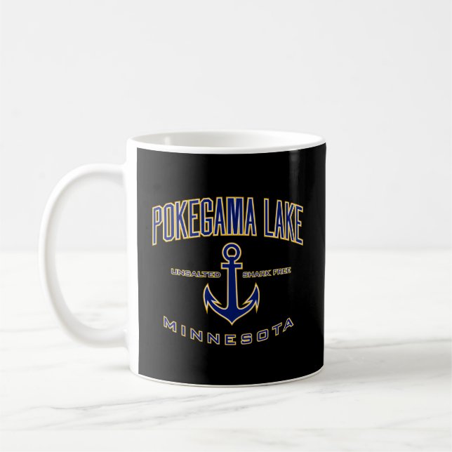 Caneca De Café Pokegama Lake Mn Para (Esquerda)