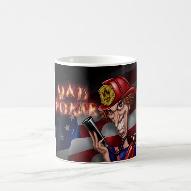 Caneca De Café Pôker Fireman Coffee Mug (Centro)