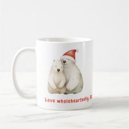 Caneca De Café Polar Bear Natal