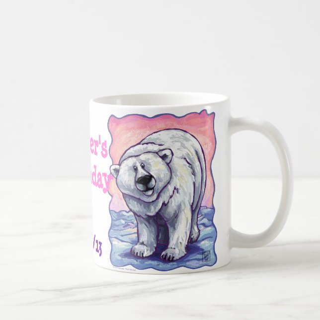 Caneca De Café Polar Bear Party Center (Direita)
