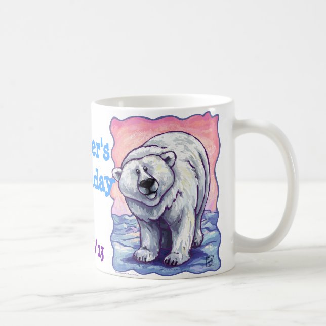 Caneca De Café Polar Bear Party Center (Direita)