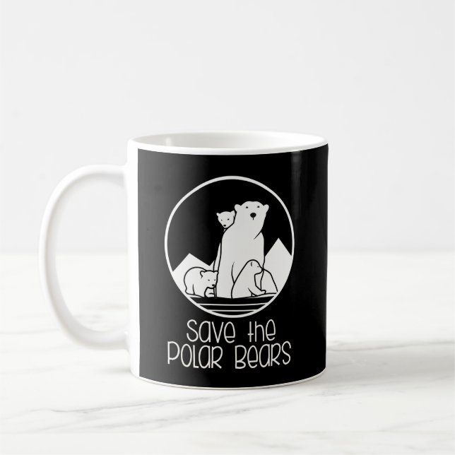 Caneca De Café Polar Bear Support Mug (Esquerda)
