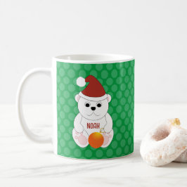 Caneca De Café Polar de Natal Santa Chapéu Personalizado