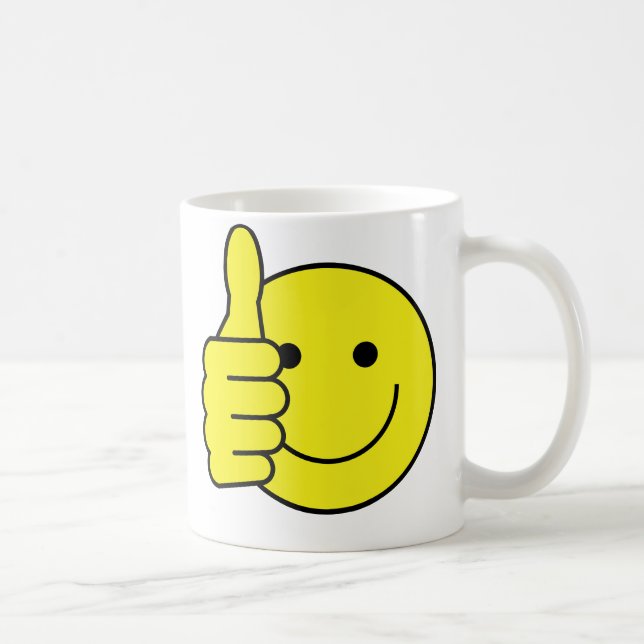 Caneca De Café Polegares (Direita)