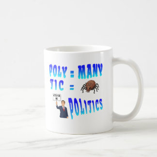 Caneca De Café Poli = Muitos, Carrapato = Insetos sugadores de sa