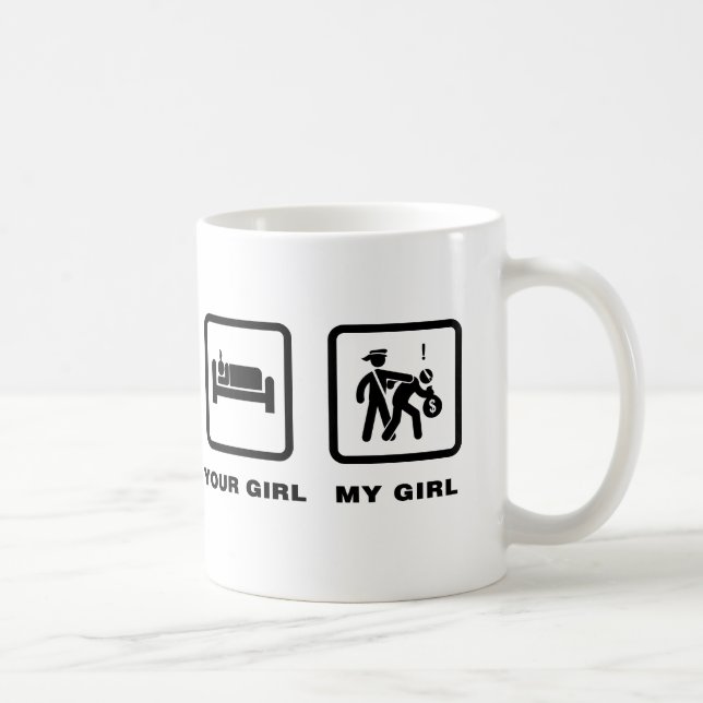 Caneca De Café Polícia (Direita)