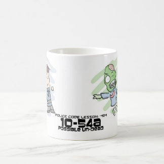 Caneca De Café Polícia contra o vivo