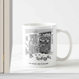 Caneca De Café Polícia de Choque Invadiu Propriedade - Tema Poli