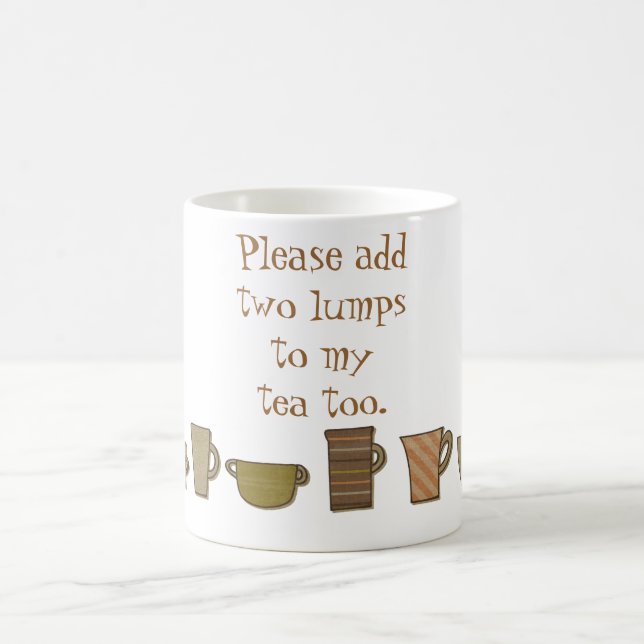 Caneca De Café Polícia De Gramática Dois Pedaços Para Chá Demais (Centro)