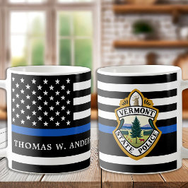 Caneca De Café Polícia de logotipo personalizado do Departamento