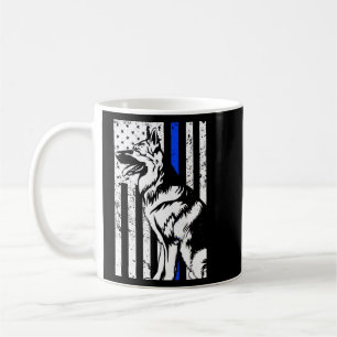 Caneca De Café Polícia de Mens Cachorro K9 T-shirt