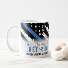Caneca De Café Polícia de Sinalizador da Linha Azul de Reforma da