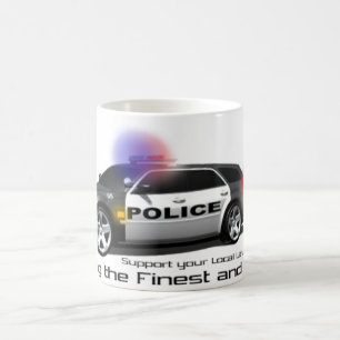 Caneca De Café Polícia do apoio