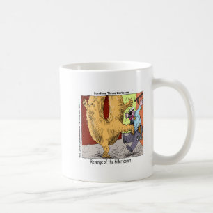 Caneca De Café Polícia Vs Rosquinha Cartoon Engraçado