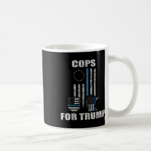 Caneca De Café Policiais Para Trump Apoiam Sindicato da Polícia V