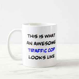Caneca De Café policial de trânsito, incrível