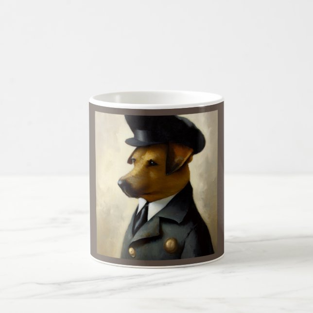 Caneca De Café Policial do Cão (Centro)