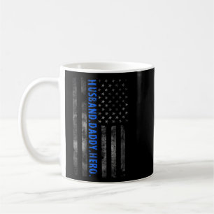 Caneca De Café Policial do Herói Pai do Marido Xerife Adjunto F