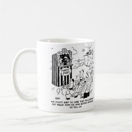 Caneca De Café Policial do Punch & Judy Show faltando