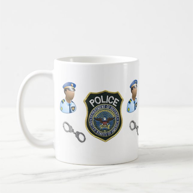 Caneca De Café Policial Mug (Esquerda)