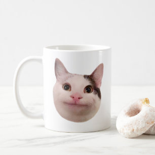 Caneca De Café Polite Cat Memória Mug Duplo Lado