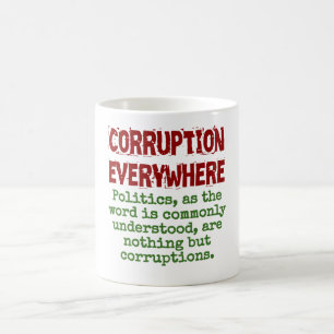 Caneca De Café Política Como A Palavra É Comumente Entendido - Co