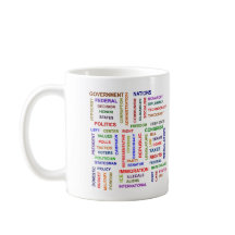 Política Palavra Mug