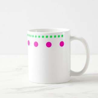 Caneca De Café polka dots ponteais dar pontos
