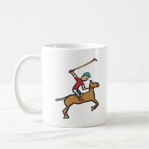 Caneca De Café Polo Playing Horse e Rider