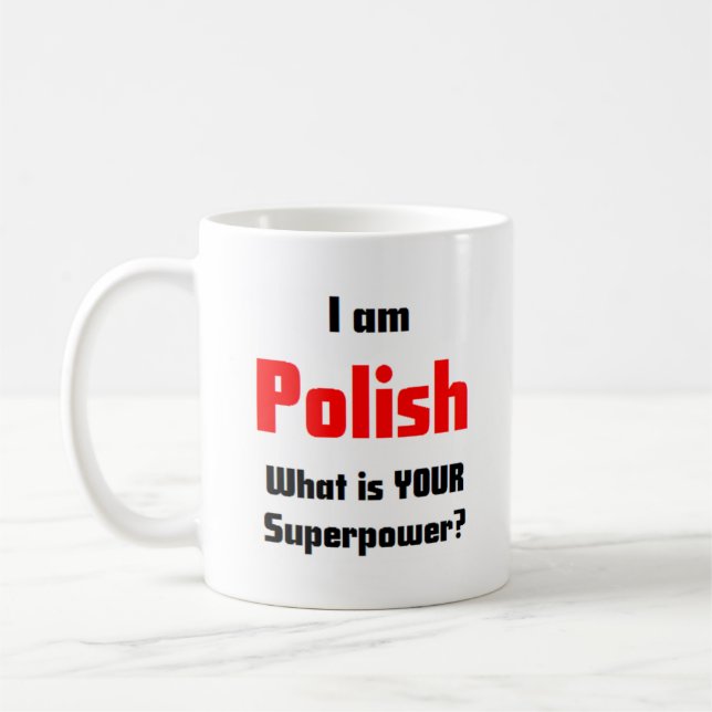 Caneca De Café polonês (Esquerda)
