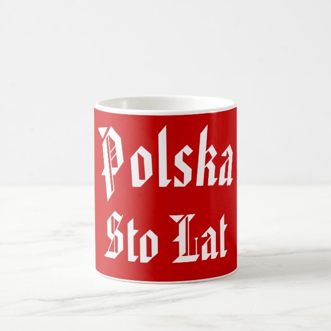 Caneca De Café Polonês Polska Sto Lat (Centro)