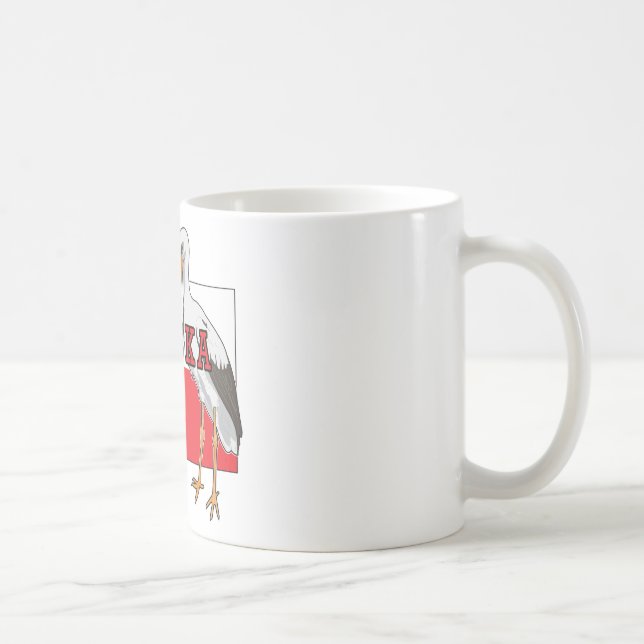 Caneca De Café Polonês White Stork Polska (Direita)