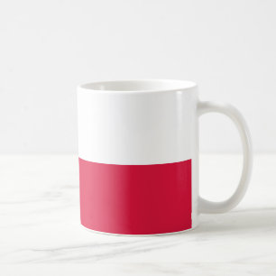 Caneca De Café Polônia Bandeira Cerâmica Café Mug