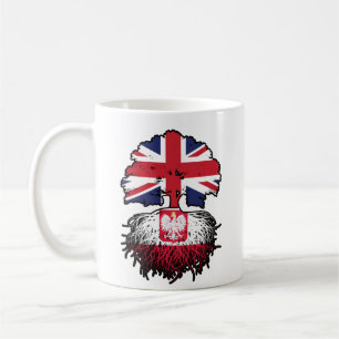 Caneca De Café Polônia Polonês Reino Unido Reino Unido