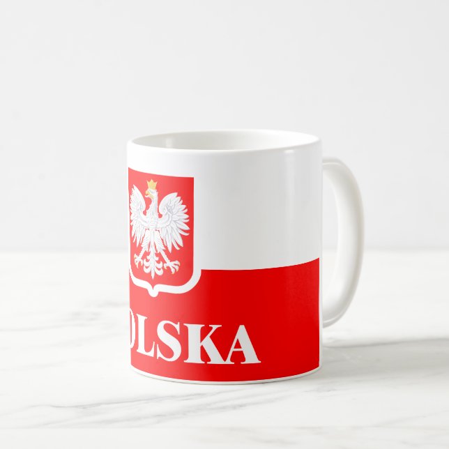 Caneca De Café Polska 1 (Frente Esquerda)