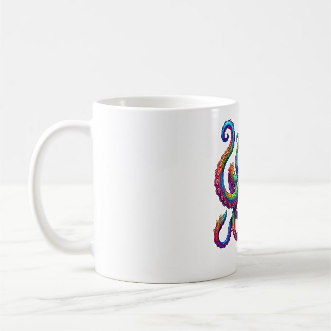 Caneca De Café Polvo Neon Vibrante Explode (Esquerda)