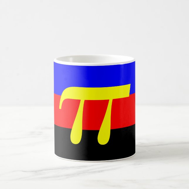 Caneca De Café Polyamory Pride Flag  (Centro)