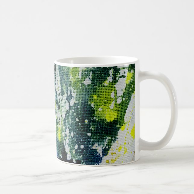 Caneca De Café Polychromoptic #12 por Michael Moffa (Direita)