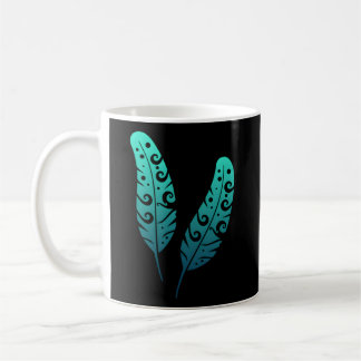 Caneca De Café Polynesia Maori Feather Tribal Tattoo Nova Zelândi