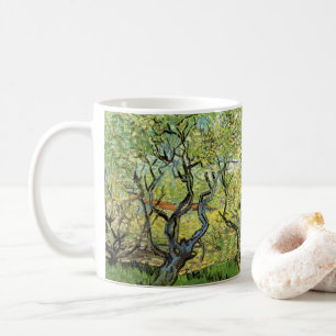 Caneca De Café Pomar em Flor por Vincent van Gogh