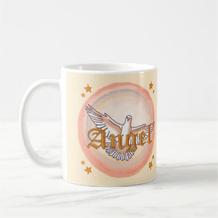 Caneca De Café pomba anjo cristã